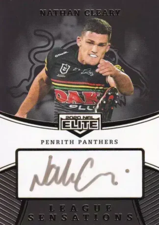2020 NRL Elite League Sensations Signature Black - LSB11 Nathan Cleary Penrith Panthers