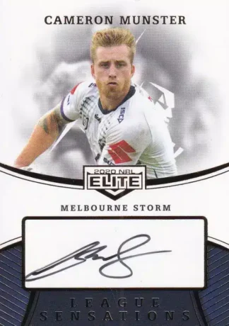 2020 NRL Elite League Sensations Signature - LS07 Cameron Munster Melbourne Storm