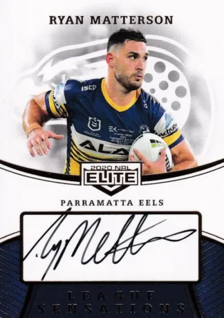 2020 NRL Elite League Sensations Signature - LS10 Ryan Matterson Parramatta Eels
