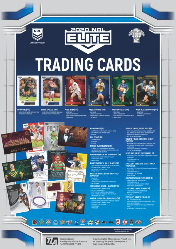 2020 NRL Elite Flyer Page