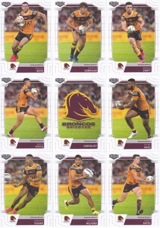 2020 NRL Elite Base Team Set - Brisbane Broncos