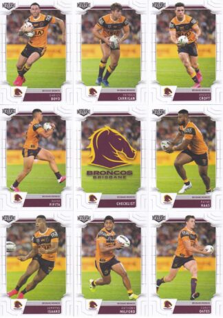 2020 NRL Elite Base Team Set - Brisbane Broncos