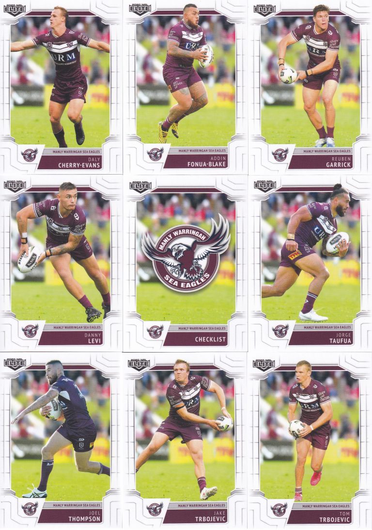 2020 NRL Elite Album With Full Base Set & Silver Specials Set - 144 Cards Each Set - Image 9