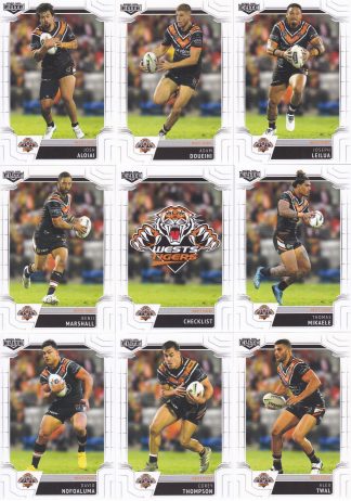 2020 NRL Elite Base Team Set - Wests Tigers