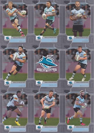 2020 NRL Elite Silver Special Team Set - Cronulla Sharks