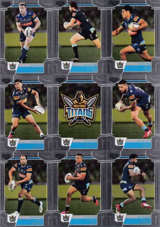 2020 NRL Elite Silver Special Team Set - Gold Coast Titans