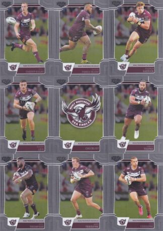 2020 NRL Elite Silver Special Team Set - Manly Sea Eagles