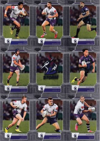 2020 NRL Elite Silver Special Team Set - Melbourne Storm