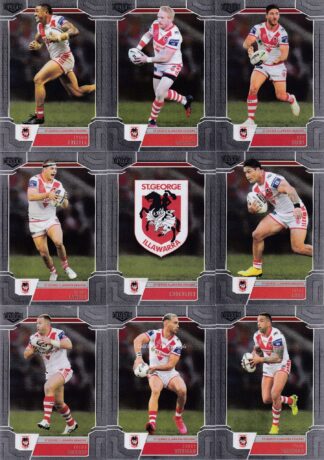 2020 NRL Elite Silver Special Team Set - St George Dragons