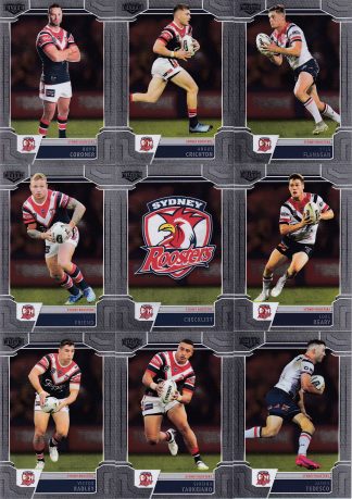 2020 NRL Elite Silver Special Team Set - Sydney Roosters