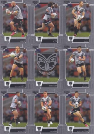 2020 NRL Elite Silver Special Team Set - Warriors