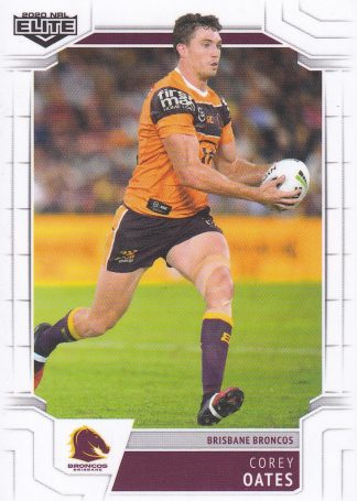 2020 NRL Elite Common Card - Base 009 Corey Oates Brisbane Broncos