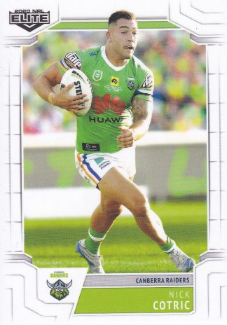 2020 NRL Elite Common Card - Base 011 Nick Cotric Canberra Raiders