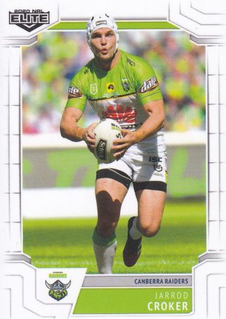 2020 NRL Elite Common Card - Base 012 Jarrod Croker Canberra Raiders