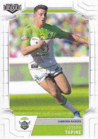 2020 NRL Elite Common Card - Base 017 Joseph Tapine Canberra Raiders