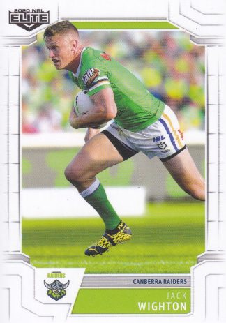 2020 NRL Elite Common Card - Base 018 Jack Wighton Canberra Raiders