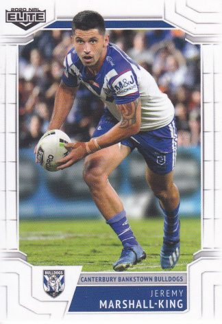 2020 NRL Elite Common Card - Base 023 Jeremy Marshall-King Canterbury Bulldogs