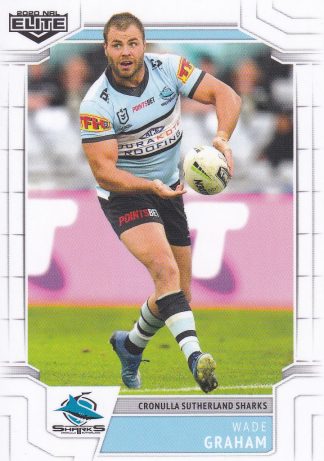 2020 NRL Elite Common Card - Base 031 Wade Graham Cronulla Sharks
