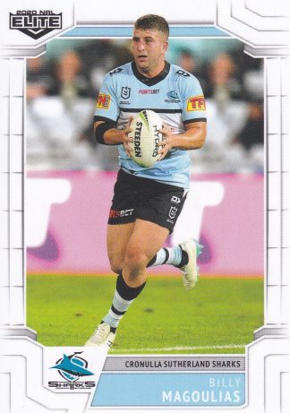 2020 NRL Elite Common Card - Base 033 Billy Magoulias Cronulla Sharks