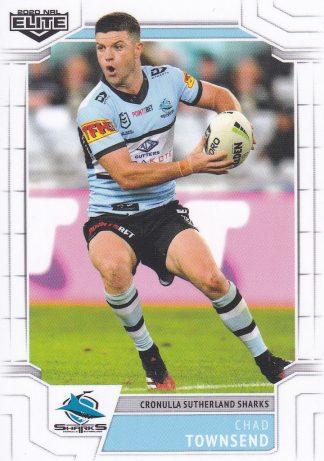 2020 NRL Elite Common Card - Base 035 Chad Townsend Cronulla Sharks