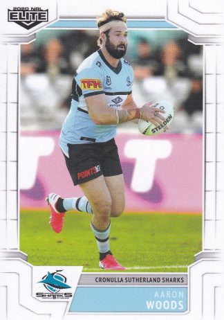 2020 NRL Elite Common Card - Base 036 Aaron Woods Cronulla Sharks