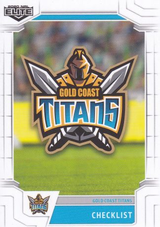 2020 NRL Elite Team Master Set #4 - Gold Coast Titans