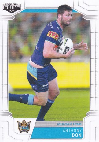 2020 NRL Elite Common Card - Base 039 Anthony Don Gold Coast Titans