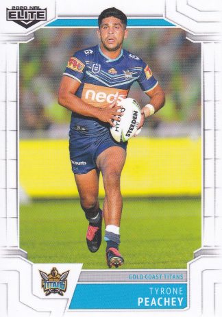 2020 NRL Elite Common Card - Base 041 Tyrone Peachey Gold Coast Titans