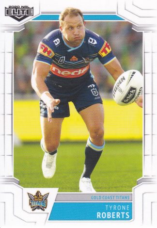 2020 NRL Elite Common Card - Base 043 Tyrone Roberts Gold Coast Titans