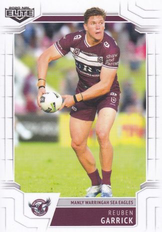 2020 NRL Elite Common Card - Base 049 Reuben Garrick Manly Sea Eagles