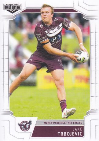 2020 NRL Elite Common Card - Base 053 Jake Trbojevic Manly Sea Eagles