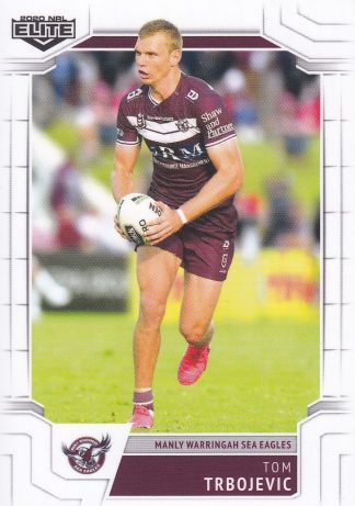2020 NRL Elite Common Card - Base 054 Tom Trbojevic Manly Sea Eagles