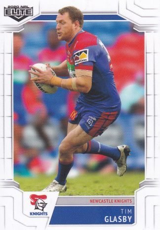 2020 NRL Elite Common Card - Base 065 Tim Glasby Newcastle Knights