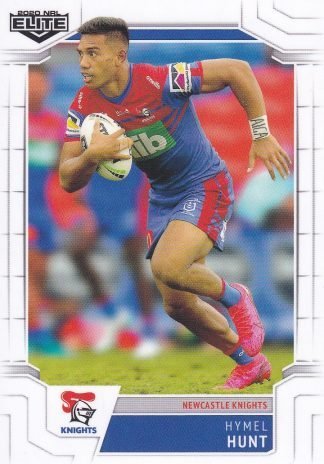 2020 NRL Elite Common Card - Base 066 Hymel Hunt Newcastle Knights