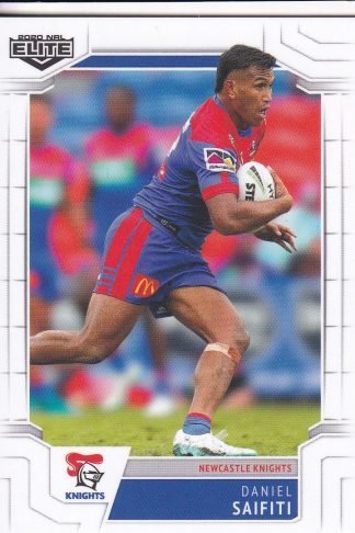 2020 NRL Elite Common Card - Base 071 Daniel Saifiti Newcastle Knights