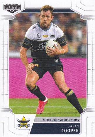 2020 NRL Elite Common Card - Base 075 Gavin Cooper North Qld Cowboys