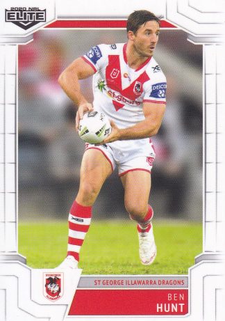 2020 NRL Elite Common Card - Base 112 Ben Hunt St George Dragons