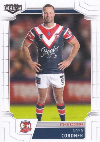 2020 NRL Elite Common Card - Base 119 Boyd Cordner Sydney Roosters