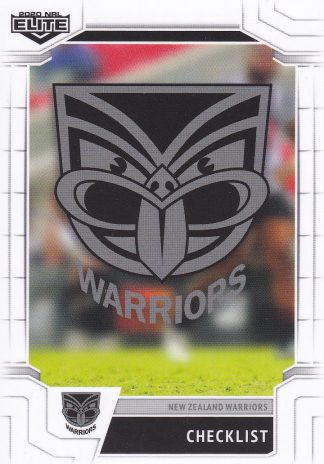 2020 NRL Elite Team Master Set #4 - Warriors