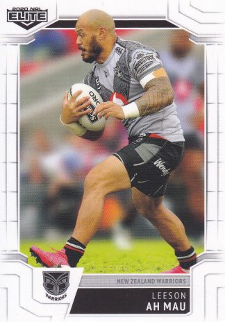 2020 NRL Elite Common Card - Base 128 Leeson Ah Mau Warriors