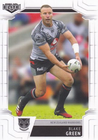 2020 NRL Elite Common Card - Base 130 Blake Green Warriors