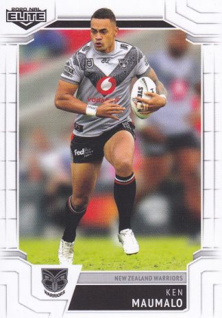 2020 NRL Elite Common Card - Base 133 Ken Maumalo Warriors