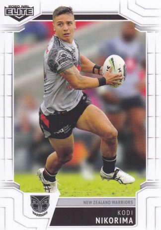 2020 NRL Elite Common Card - Base 134 Kodi Nikorima Warriors