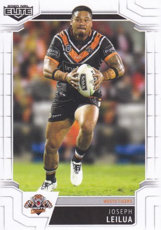 2020 NRL Elite Common Card - Base 139 Joseph Leilua Wests Tigers