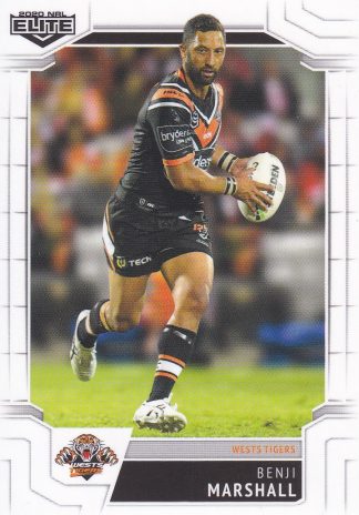 2020 NRL Elite Common Card - Base 140 Benji Marshall Wests Tigers