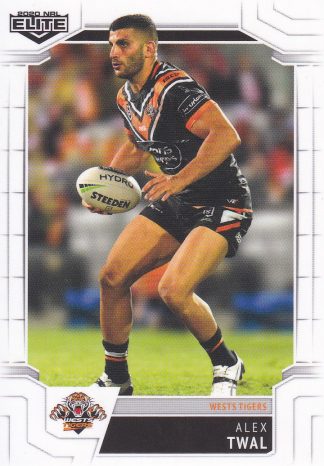 2020 NRL Elite Common Card - Base 144 Alex Twal Wests Tigers