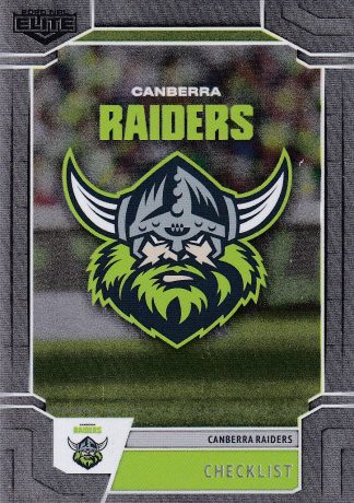 2020 NRL Elite Silver Specials - SS010 Logo Checklist Canberra Raiders