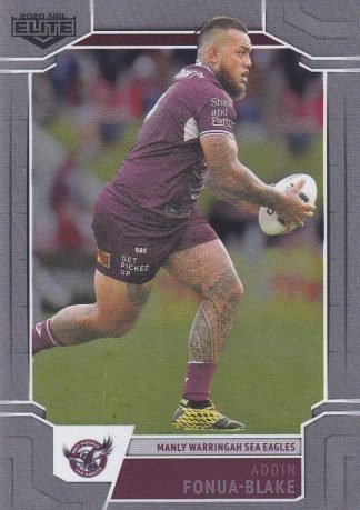 2020 NRL Elite Silver Specials - SS048 Addin Fonua-Blake Manly Sea Eagles