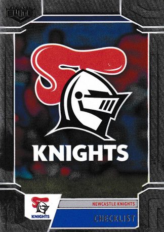 2020 NRL Elite Silver Specials - SS064 Logo Checklist Newcastle Knights