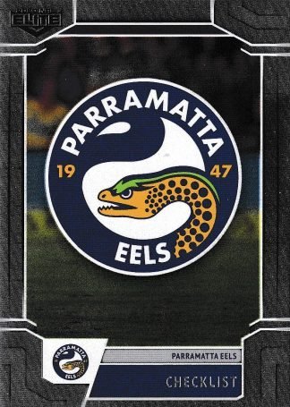 2020 NRL Elite Silver Specials - SS082 Logo Checklist Parramatta Eels